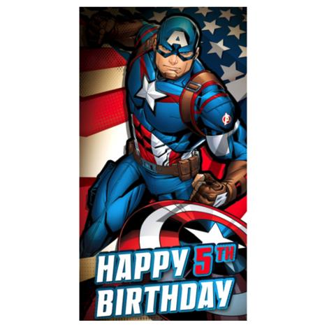 5th Birthday Marvel Avengers Birthday Card £0.99
